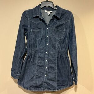 Style & Co. Dark Blue Denim Jacket